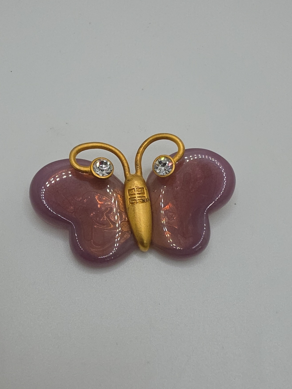 Givenchy Butterfly Motiff Vintage Brooch Pin Rare